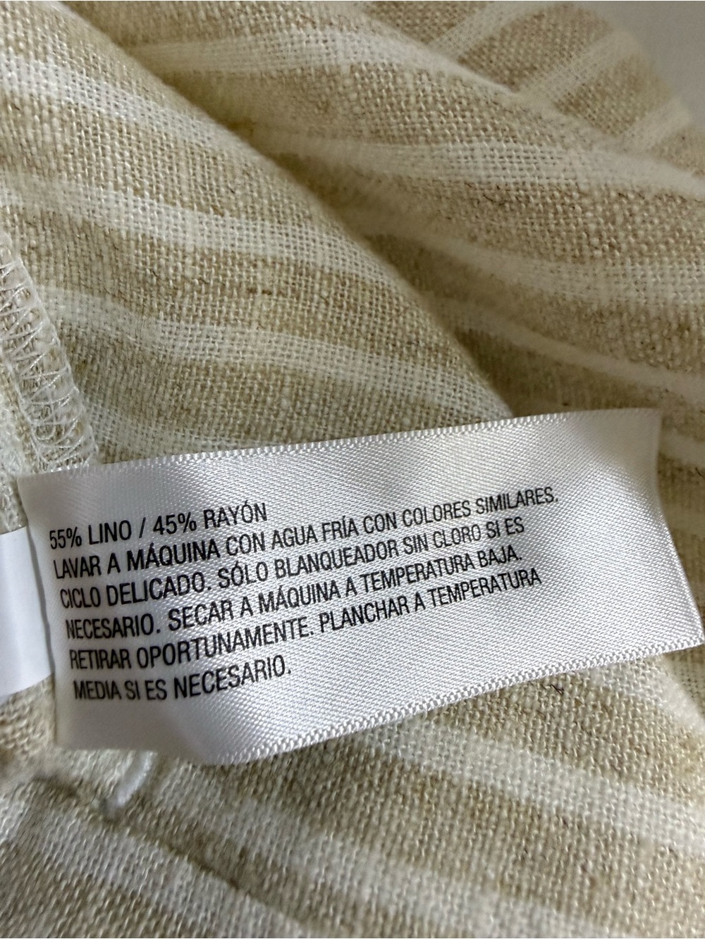 Universal Thread Cream and White Striped Wide-Leg Pants - Picture 8 of 8